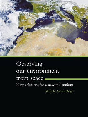 cover image of Observing Our Environment from Space--New Solutions for a New Millennium